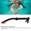 Dry Snorkel Tube PVC Silicone Easy Breath Lightweight Swimming Snorkel