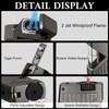 Kantion Torch Lighter Double Jet Flame, Refillable Butane Torch Lighter