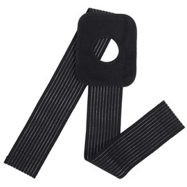 COLLBATH Elastic Ankle Brace with Ice Pack Support Breathable Fixation Belt for Ankle Sprains for Sports Injuries Football Basketball Running Black