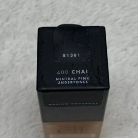 e.l.f. Flawless Satin Foundation 400 Chai 81381 Cruelty Free New Satin Finish