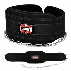 Premium Dipping Belt for Weightlifting, Bodybuilding with Adjustable Strap, Heavy Duty Chain, and Comfortable Support - Boost Your Strength and Build Muscle with Confidence (Black)