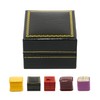 Novel Box Black Jewelry Box for Earrings 2.1x1.9x1.25 Inches -