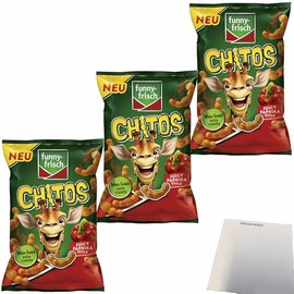 usy Bundle for Funny Fresh Chitos Juicy Pepper Style Pack of 3 (3 x 80 g)