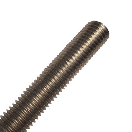 Fasteners Plus Type 316 Stainless Steel Fully Threaded Rod, 7/8" -9 Thread Size, 12" Length Right Hand Threads