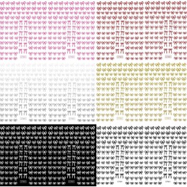12 Sheet Bow Nail Stickers 3D Self-Adhesive Bow Nail Decals for Nail Art Bow Nail Art Stickers Black White Silver Gold Pink Red Bow Nail Art Supplies for Women Nail Decorations Accessories
