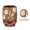 Popular Bath Ombre Rose Design Tumbler, Burgundy
