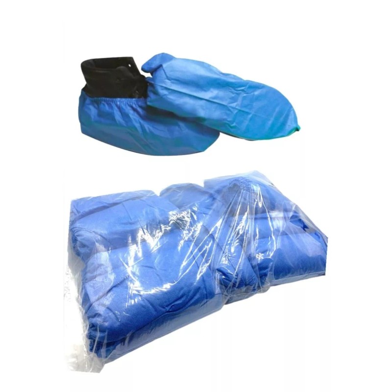 Alyger Cubrezapato De Polipropileno Bolsa Con 100 Pzas Color Azul