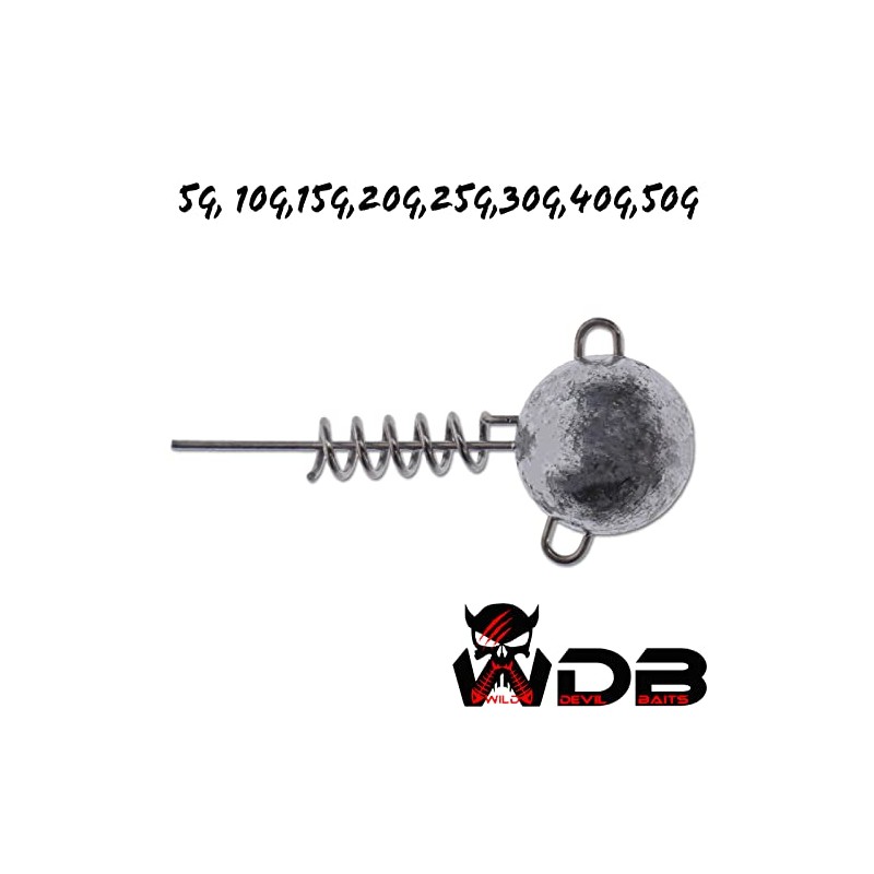 Wild Devil Baits Screw Jig Head Screw Jig Head Spiral