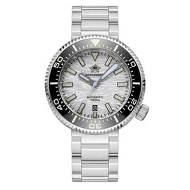 ADDIESDIVE 1000 M Waterproof Automatic Dive Watches for Men NH35 Analog Ceramic Bezel Synthetic Sapphire White Wave Dial