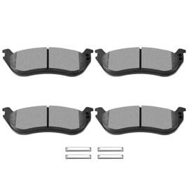 SCITOO Disc Brake Pads Kits D1109-8214 Semi Metallic Rear Brake Pads Set Fit For Ford For Explorer 2006-2010,For Ford For Explorer Sport Trac 2007-2010,For Mercury For Mountaineer 2006-2010