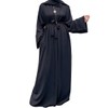 2PCS Women's Muslim Dresses Abaya Islamic Dubai Prayer Dress Robe