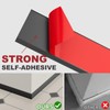 Frantie Flexible Vinyl Baseboard Trim, 4 Inch Peel and Stick