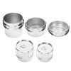 Aomiun 5 PCS Stainless Steel Camping Cookware Set, Camping Pot