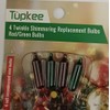 Tupkee Shimmering Twinkle Replacement Bulbs – 4-Volt Red & Green