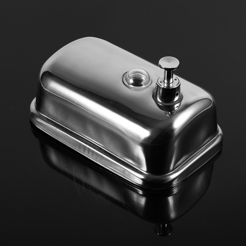 500ml Stainless Steel Pump Shower Shampoo Box Liquid Soap Lotion