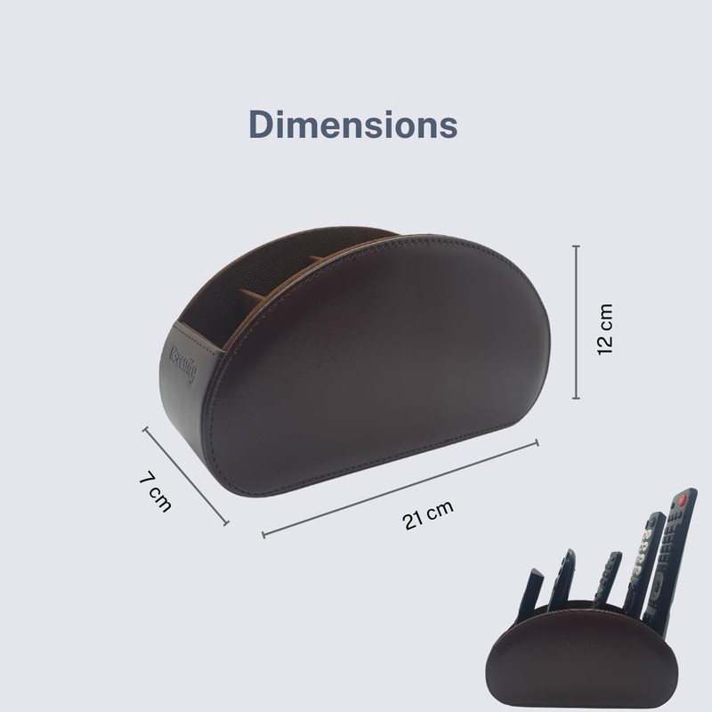 N3cessity Remote Control Holder/Desktop Organiser - Storage Caddy with 5