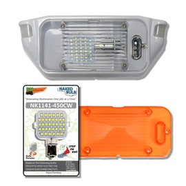 Starlights SL1000, upgraded with a 450 LM COOL WHITE Naked Bulb, is EMI Suppressed, has Dual Sensors, for Exterior mounting, 12-Volt Motion Light. The SL1000 is White in Color