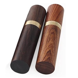 ANCLLO Wooden Needle Case, Portable Mini Sewing Needles, Storage Needle Case for Storing All Types of Fine Needles, Pack of 2