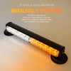 BooYu 14 in Battery Powered Emergency Strobe Lights Bar Wireless