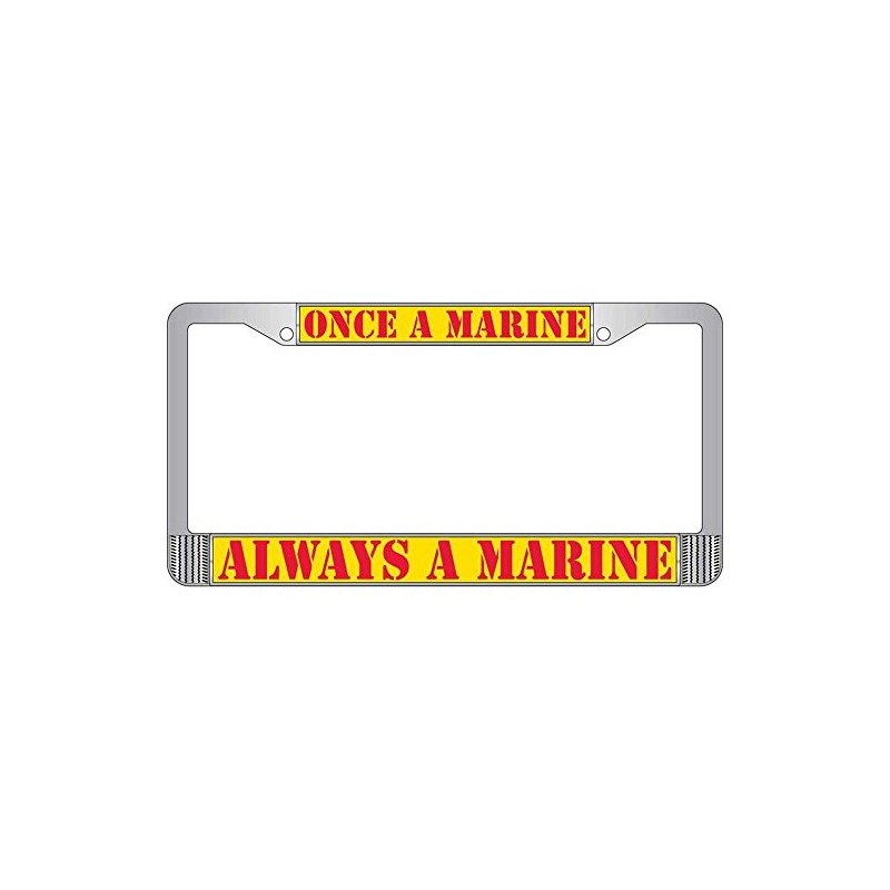 U.S.M.C. Once A Marine License Plate Frame