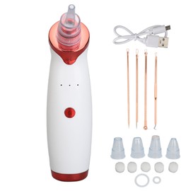 Blackhead Remover Pore Vacuum Electric Facial Pore Cleaner USB Rechargeable Blackhead Remover Vacuum Kit with 4 Probes