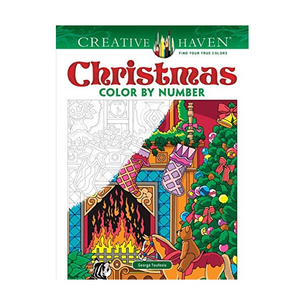 Creative Haven Christmas Color by Number (Creative Haven Coloring Books)