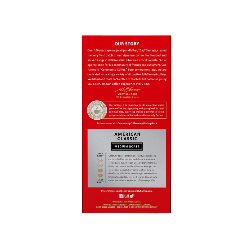 Community Coffee Compatible with Keurig 2.0 K-Cup Brewers Coffee Pods,