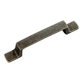Hickory Hardware 1 Pack Solid Core Kitchen Cabinet Pulls, Luxury Cabinet Handles, Hardware for Doors & Dresser Drawers, 3 Inch Hole Center, Windover Antique, Richmond Collection