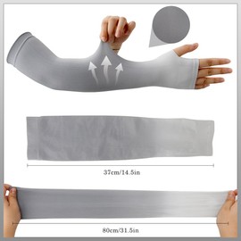 KIYFXA Arm Sleeves,1PCS Sleeves To Cover Arms,Gaming Sleeve,Uv Protection Gloves,Uv Arm Sleeves,Forearm Protection Sleeves,Arm Covers,Cycling Sleeves Men,Arm Covers For Women,Pink and Blue Gradient