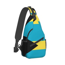FYCFSLMY Bahamas Flag Outdoor Cross-body Shoulder Bag, Unisex Backpack For Women Men Young Hiking Travel