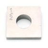 Beveled Square Washers in 304 Stainless Steels - 1/4" -