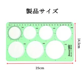 circle ruler template circle circle ruler drafting tool durable accurate easy to read plastic drawing template model footcircle mathematical graphic ruler round circle template