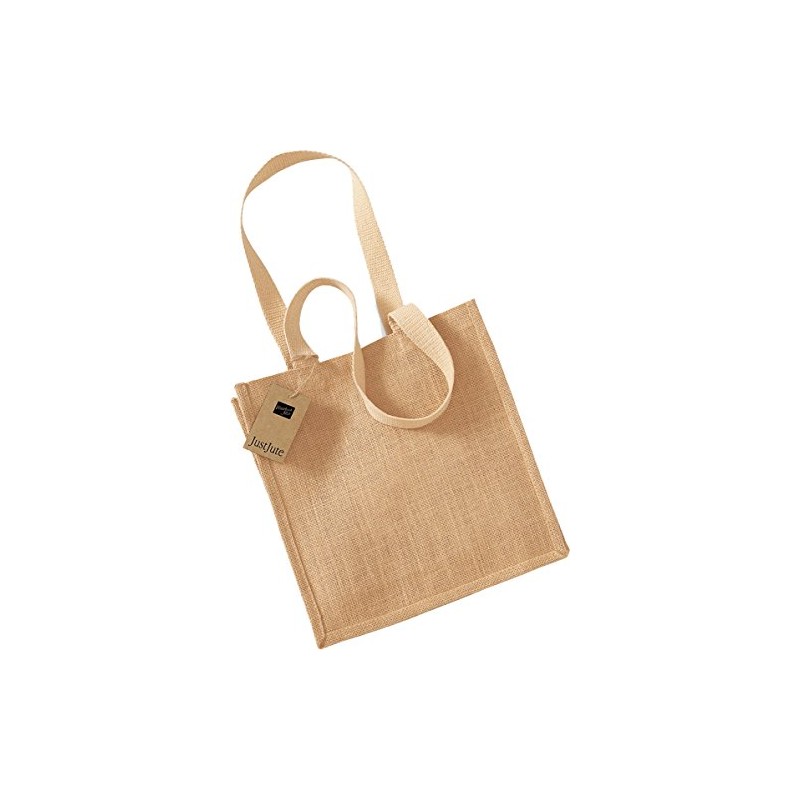 Westford Mill Jute Compact Tote Bag in Natural