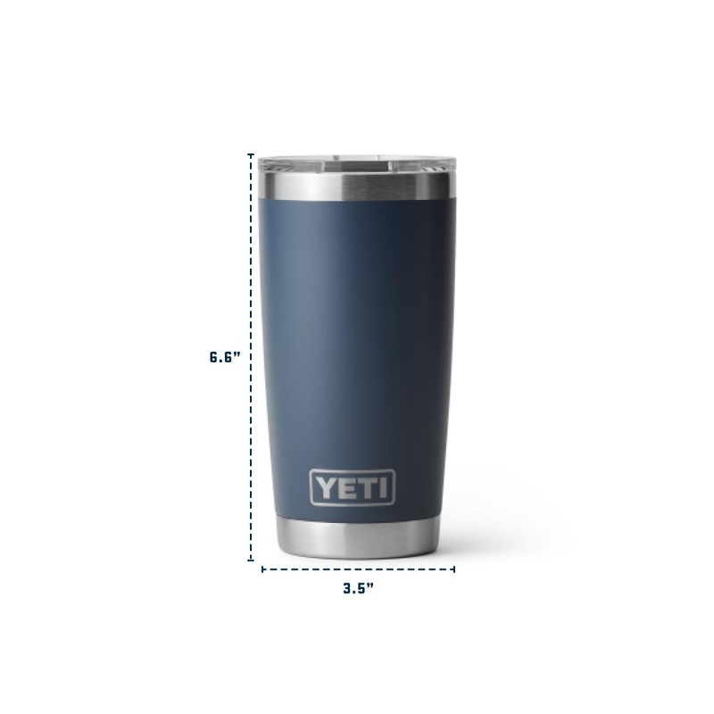 YETI Rambler Tumbler, Vaccum Insulated Stainless Steel Tumbler with Magslider