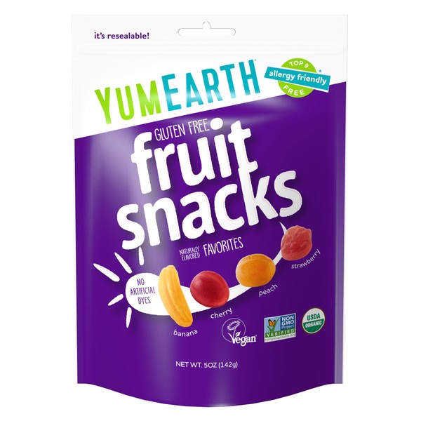 YumEarth Organic Fruit Snacks, Assorted, 5 Oz
