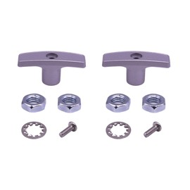 aeobdai 2 Set of RV Drain Valve Handle Aluminium Alloy RV Sewer Valve Handle RV Waste Valve Handle Replacement Kit