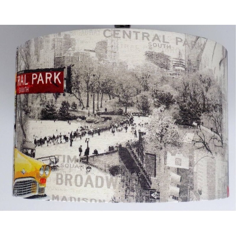 8" New York Yellow Taxi Manhattan Statue of Liberty Ceiling