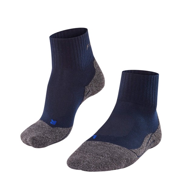 FALKE Mens TK2 Short Cool Hiking Socks Breathable Quick Dry Black 1 Pair