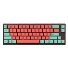 Leopold x MK FC660M Vapor 65% Double Shot PBT Mechanical Keyboard (Cherry MX Silent Red)