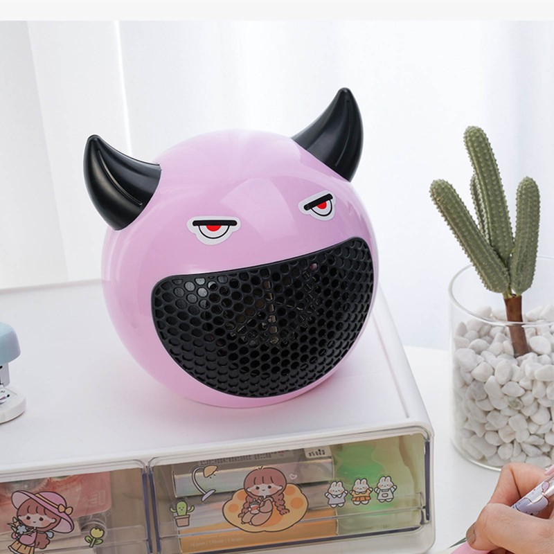 Mini Heater Rapid Heating Constant Temperature Cute Devil Shape Compact