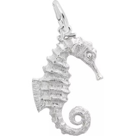 Rembrandt Sterling Silver Curly Tail Seahorse Charm by Rembrandt