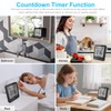 YiChZhe Bathroom Alarm Clock Bath Timer Waterproof Digital Bathroom Clock