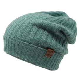 Whistler Hat - 100% Cashmere - Made in Nepal, pine