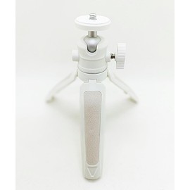 FOTOBETTER MT-08 White Mini Tripod, Tripod, 3-Level Telescopic Selfie Stick, Mini Vlog, Tabletop Tripod, 360° Rotation, Lightweight, Convenient to Carry, For Playing Trip