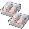 TIGARI Wardrobe Clothes Organizer, Small Underwear Organizer, Drawers Organizer for