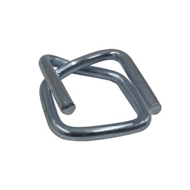 NVOYAJUAN Heavy Duty Galvanized Wire Buckle for 3/4” Width Cord Strapping (Pack of 50)-Wire Buckles with Galvanized Coating