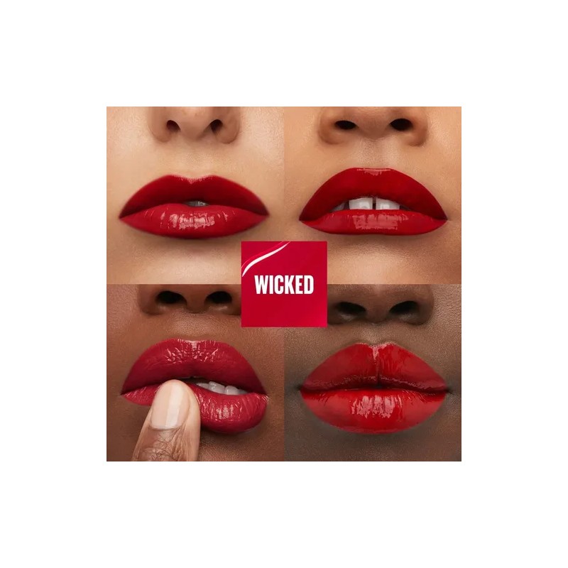 Labial Líquido Maybelline Superstay Vinyl Ink Acabado Brillante Color Wicked