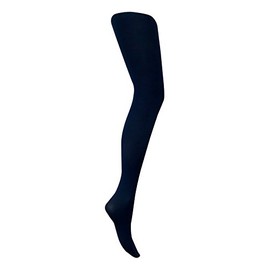 Mysasi London Ladies 100 Denier Opaque Tights, Large, Navy Blue