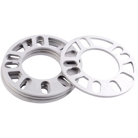 DCVAMOUS 4PC 4X98 4X100 4X114.3 4X115 5X100 5X108 5X110 5X112 5X114.3 5X115 5X120 5X127 5X4.5 5X4.75 5X5 Universal Wheel Spacers 1/8 Inch (3mm) for 4 & 5 Lug Rims Bolt Pattern 98mm to 127mm