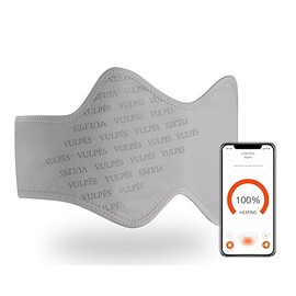 Vulpés HeatBelt Pro - Intelligent Heat Belt | Heat Support for the Back, Kidney and Pelvic Area | Smartphone Control | Bamboo Material | Developed in Germany